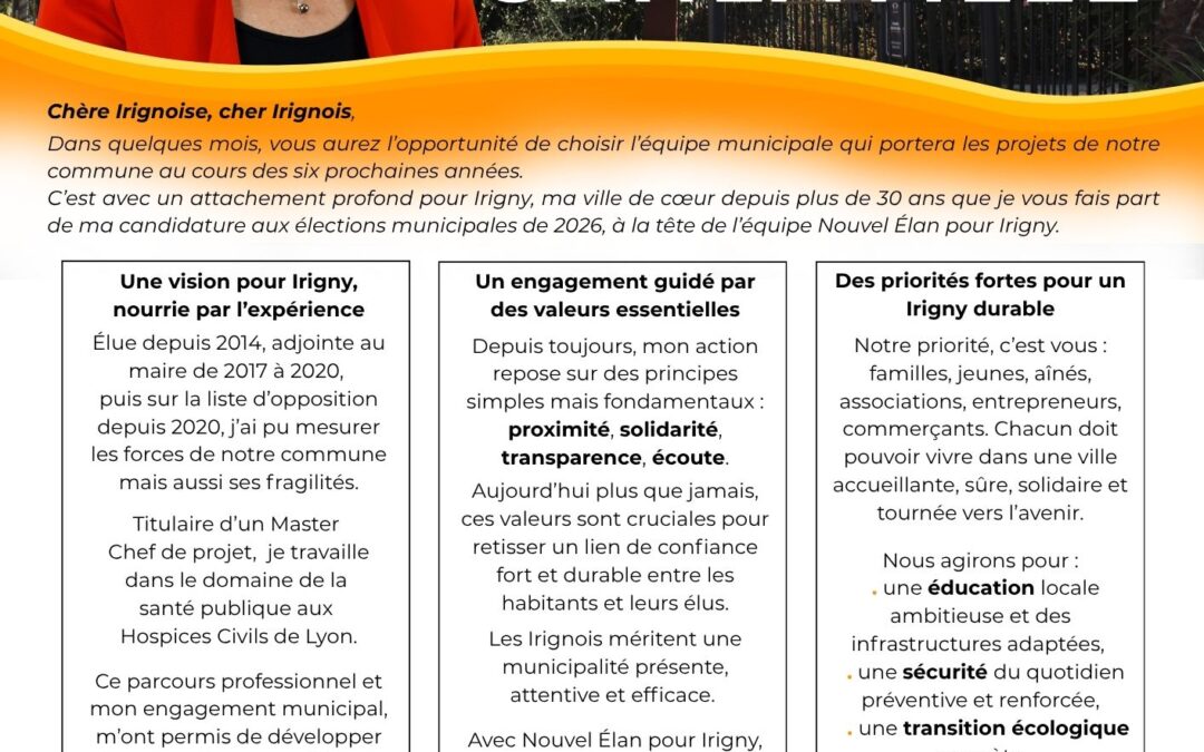 Lettre de candidature